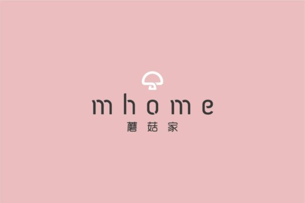 Design and Digital Marketing - China mhome Brand Identity - Leow Hou Teng - mhome Logo Pink