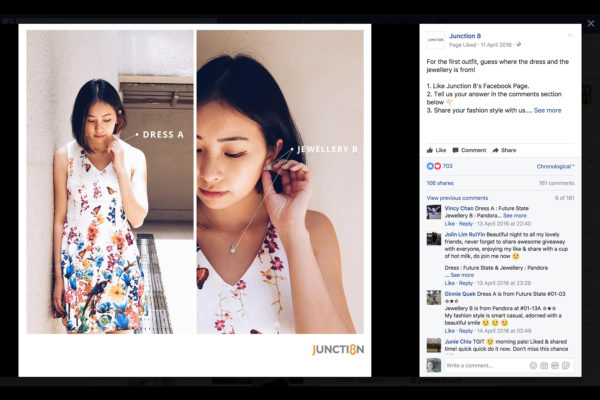 Design and Digital Marketing - Junction 8 Fashion Week 2016 - Facebook Post 1 - Leow Hou Teng