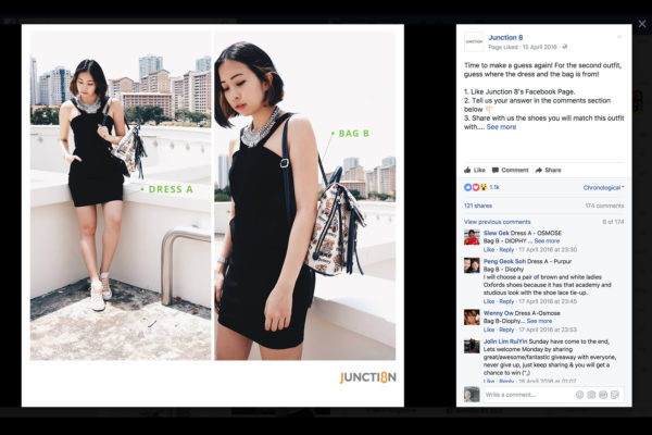 Design and Digital Marketing - Junction 8 Fashion Week 2016 - Facebook Post 2 - Leow Hou Teng