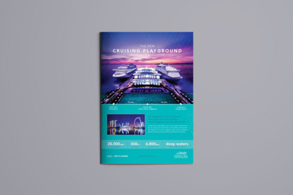 Leow HouTeng Design Portfolio - Marina Bay Cruise Centre Singapore - Homeport Advertising Campaign 1