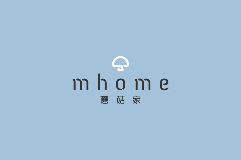 Design and Digital Marketing - China mhome Brand Identity - Logo Blue - Leow Hou Teng