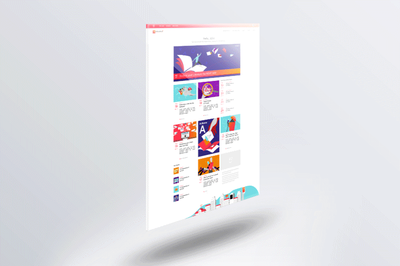 Design and Digital Marketing Portfolio - SGEducators Tuition Hub - Animated Dashboard