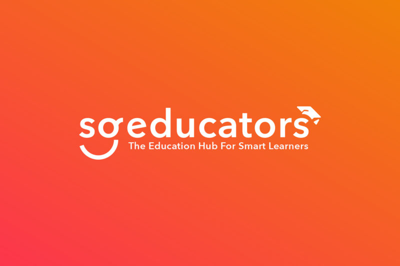 Design and Digital Marketing Portfolio - SGEducators Tuition Portal Development - SGEducators Logo Reverse