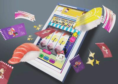 Liang Court Summer Festival Campaign Design 2015 - Food Trail Jackpot by wizerstudios