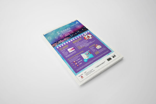 Design and Digital Marketing Portfolio - Liang Court Summer Festival 2015 - Today Newspaper Advertisement 2