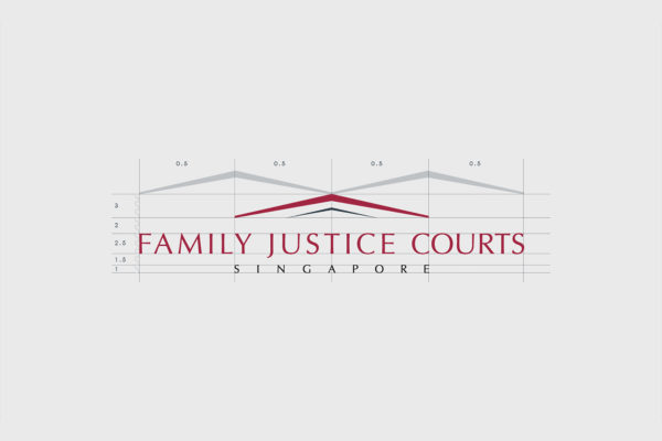 Leow HouTeng Design Portfolio - Family Justice Courts Corporate Identity - Logo Construction