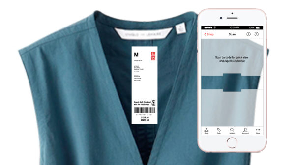 Uniqlo Self-Checkout Mobile App Redesign - Clothes Scanning Feature - Leowhouteng