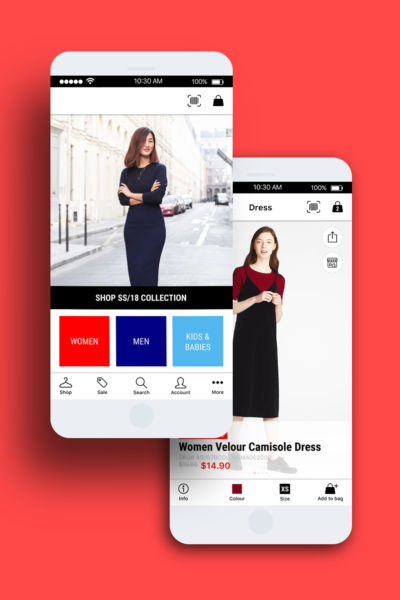 Uniqlo Self-Checkout Mobile App Redesign - General Assembly Singapore - Project cover - Leowhouteng