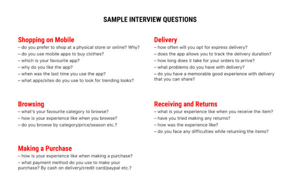 Uniqlo Self-Checkout Mobile App Redesign - Sample Interview Questions - Leowhouteng