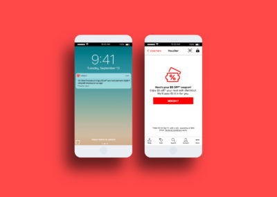 Uniqlo Self-checkout Mobile App - Geofencing Push Notification - Leowhouteng